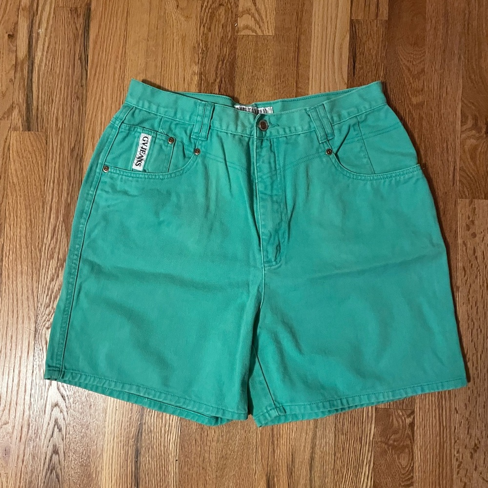 Vintage 90s mint green shorts